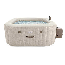 Spa gonflable PureSpa Chevron carré Bulles 4 places / Intex