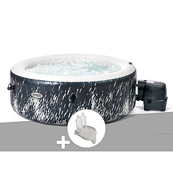Kit spa gonflable Intex PureSpa Galaxie rond Bulles avec LED 4 places + Porte/verre