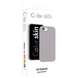 Moxie Coque Antichoc Premium pour iPhone 7 / 8 / SE 2020 Collection Color Skin en TPU Gris pas cher