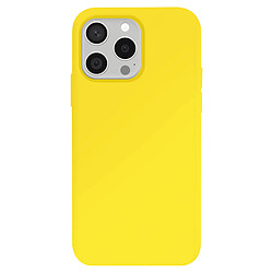 Moxie Coque Antichoc Premium pour iPhone 15 Pro Max Collection Color Skin en TPU Jaune