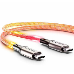 Acheter CYGNETT Câble USB-C lumineux 1,2m pour charge rapide 60W et transfert 480 Mbps Multicolore