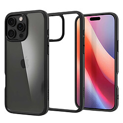Spigen SGP Coque pour iPhone 16 Pro Max Série Ultra Hybrid Antichoc Coins Renforcé Noir
