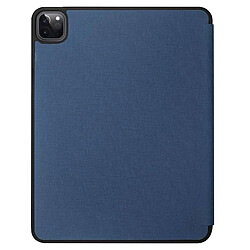 Crong Étui pour iPad Air 11 M3 / M2 / 10.9 / Pro 11 FlexFolio Antichoc Bleu