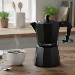 Avis Cheffinger Cafetière Italienne 320ml 6 Tasses en Aluminium avec Poignée Ergonomique Noir