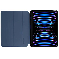 Avis Crong Étui pour iPad Air 11 M3 / M2 / 10.9 / Pro 11 FlexFolio Antichoc Bleu