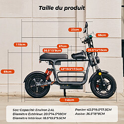 Trottinette électrique iScooter DX5 15" 55Km/h Avec Carte NFC pas cher