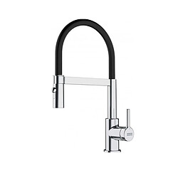 Mitigeur avec douchette semi pro chrome et noir - 901819 - Lina - FRANKE