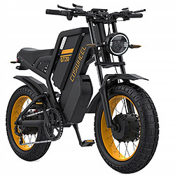 Vélo électrique COSWHEEL GT20 PRO- Moteur 3000W - Autonomie 200km - batterie 48V 40Ah (25Ah+15Ah)- Frein hydraulique- homme VTT