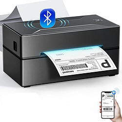 Imprimante Thermique Étiquettes d'Expédition, Bluetooth et USB, 10x15 cm (4x6")