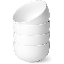 Vendos85 Bol en céramique 350 ml – blanc, polyvalent et sûr