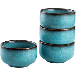 Vendos85 Lot de 4 bols creux en grès – polyvalents et élégants
