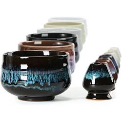 Vendos85 Bol à Matcha avec porte-fouet – Kit 2 pièces