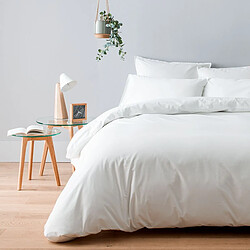 Cotton & Co Housse de couette en percale lavée de coton 120 fils