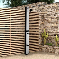 Home Deluxe Douche solaire - Nickel brossé / Noir