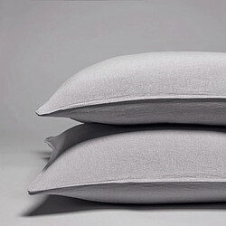 Cotton & Co Taie d'oreiller en pur lin lavé français