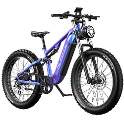 Avis Vélo électrique DUOTTS E26 750W Suspension intégrale Bleu