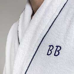 Acheter Cotton & Co Peignoir de bain uni col châle à bourdon 450 gsm
