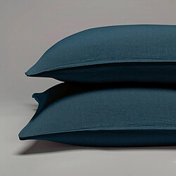 Cotton & Co Taie d'oreiller en pur lin lavé français