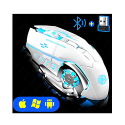 Souris de Jeu Gamer, USB/Bluetooth, Rechargeable