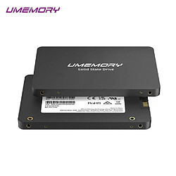 UMEMORY Disque SSD Interne 2.5" SATA III Série CS3 Value - 120Go Vitesse Lecture jusqu'à 500Mo/s - Pour PC Portable et Ordinateur de Bureau
