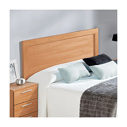 Pegane Tête de lit pour lits de 135 et 150 cm avec moulure couleur cerisier - Longueur 155 x Hauteur 60 x Profondeur 3 cm