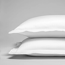Cotton & Co Taie d'oreiller en satin de coton bio 120 fils