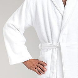 Acheter Cotton & Co Peignoir de bain uni col châle à bourdon 450 gsm