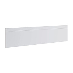 Pegane Tête de lit pour lit de 135 et 150 cm coloris Blanc - Longueur 158 x Hauteur 40 x Profondeur 1,5 cm