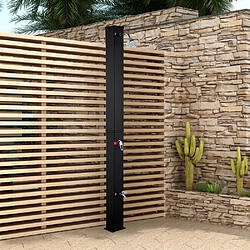 Home Deluxe Douche solaire noir mat