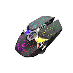 Souris Gamer sans fil USB 2.4G, rechargeable, RGB 7 couleurs