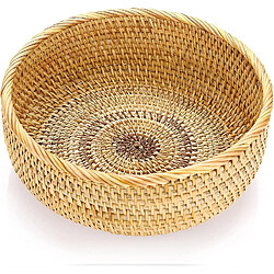 Vendos85 Corbeille à Fruits en Osier – 26 x 9,7 cm, 300 g