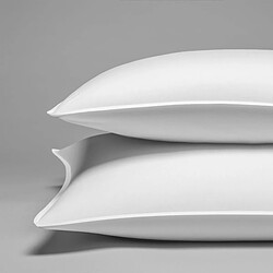 Cotton & Co Taie d'oreiller en percale lavée de coton 120 fils