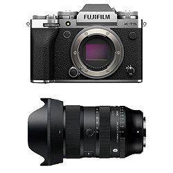 FUJIFILM X-T5 Silver + Objectif SIGMA 17-40mm f/1.8 DC Art