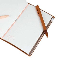 Avis Pusheen Carnet de Voyage Format B6 avec 2 Carnets Interchangeables et Pochette Rose