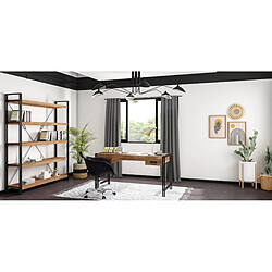 Acheter ICONIK INTERIOR Chaise de bureau avec accoudoirs - Chaise de bureau à roulettes - Weston Noir
