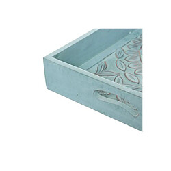 Atmosphera Lot de 3 Plateaux Idylle Folk 45cm Multicolore