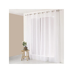 Acheter Voilage Sablé grande hauteur Blanc 140 x 280 cm - Enjoy Home