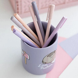 Acheter Pusheen Pot à Crayons en Céramique avec Décor Lettre Élégant Violet