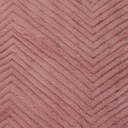 Acheter Mes Plaid 140x200 cm en polyester rose et blanc