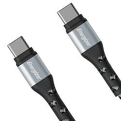 Avis ENERGIZER Câble USB-C vers USB-C 2m Noir / Argent