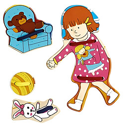 Avis Top Bright Jeu de Laçage Éducatif en Bois Chambre d'Enfant 22x22cm Multicolore