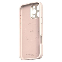 Moshi Coque pour iPhone 16 Pro Max avec Anneau MagSafe Rotatif et Fonction Stand Rose