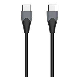 ENERGIZER Câble de Charge et de Données USB-C vers USB-C 2.4A 480Mbps 1.2m Anti-nœud Noir