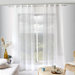 Avis Voilage bande ajourée Mia Blanc 140 x240 cm - Enjoy Home