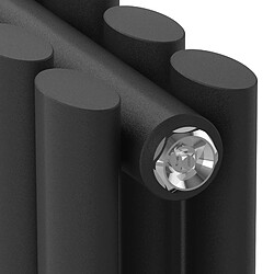 Acheter Helloshop26 Radiateur à panneaux design double 1198 watts acier 160 x 36 cm noir 03_0010482
