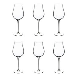 Secret De Gourmet Lot de 6 Verres à Vin Oriane 40cl Transparent