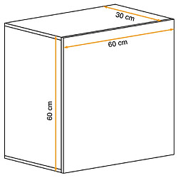 Paris Prix Bloc Mural Design Switch 60cm Gris