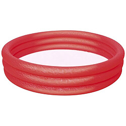 Bestway Piscine Gonflable à 3 Compartiments 152x30cm Résistant Rouge