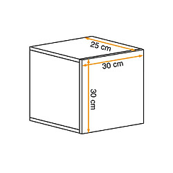 Paris Prix Bloc Mural Design Switch V 30cm Blanc