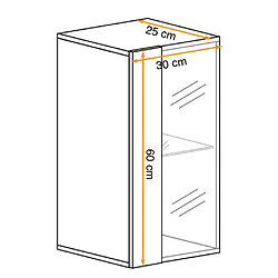 Paris Prix Bloc Mural LED Design Switch IV 60cm Naturel